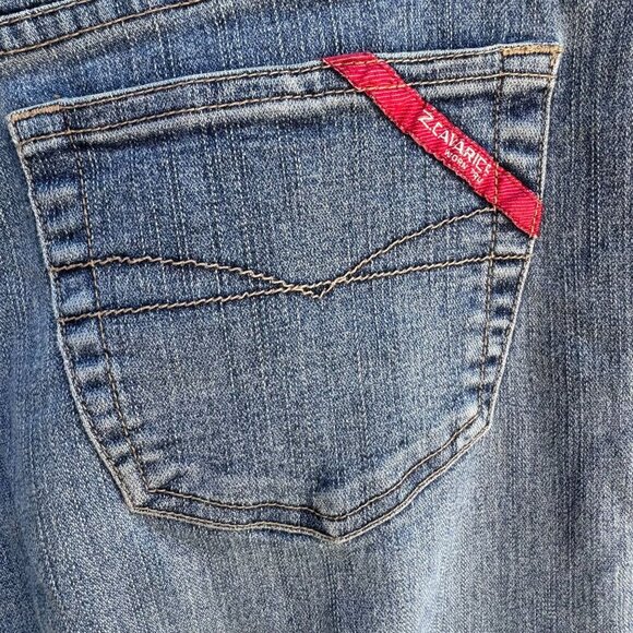 Z. Cavaricci Vintage Dumpster Girl Low Rise Blue Womens Bootcut Denim Jeans 13 - Picture 5 of 10
